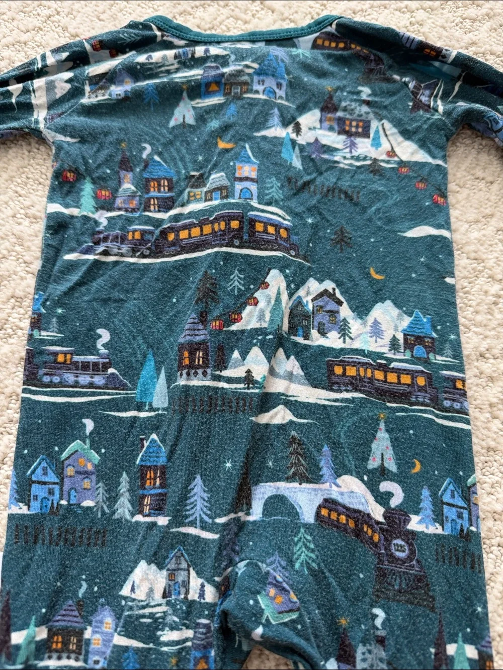 Little Sleepies Polar Express Zippy